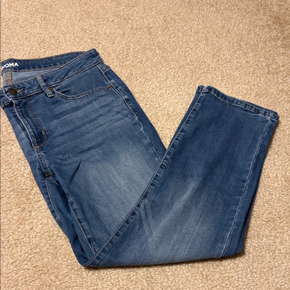 Sonoma Women’s Denim Straight-Leg Jeans Size 10 Short - Picture 5 of 5